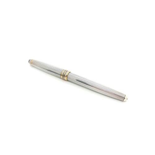 Montblanc Meisterstuck Penna a sfera solitaria bicolore argento sterling 925 [34216e78]