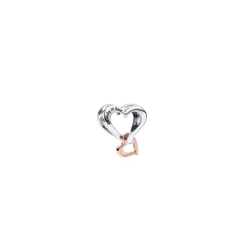 Charm Openwork Cuore Infinito  Family is Love [83e27c2a]