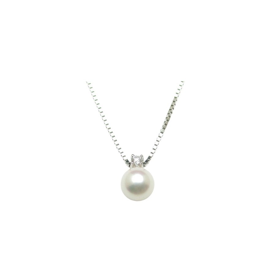COLLANA BRILL.E PERLA  H [d83f96d8]