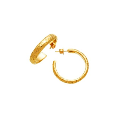 Orecchini Cerchio Moon Crocodile [f76b09b6]