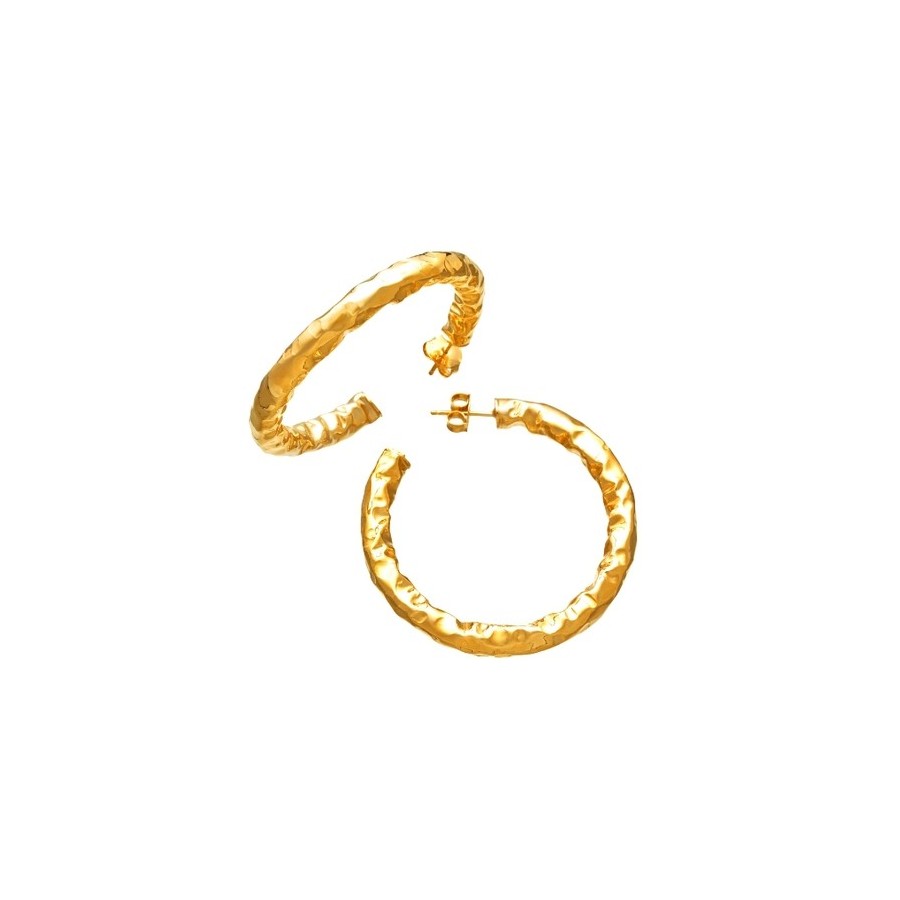 ORECCHINI STONE GRANDI DORATI [3ad658c2]